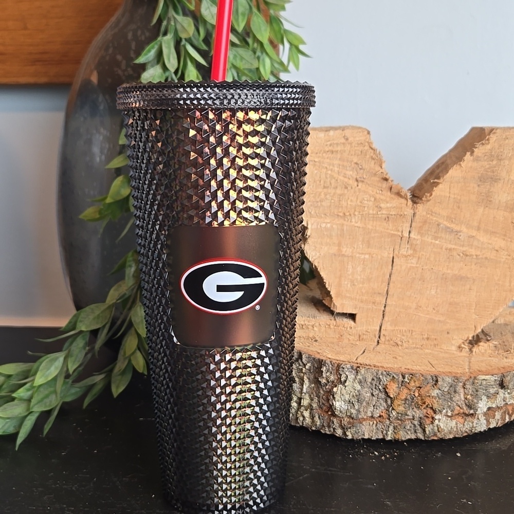 Starbucks Tumbler 2022 University Of Georgia UGA Studded Iced 24oz Cup-New